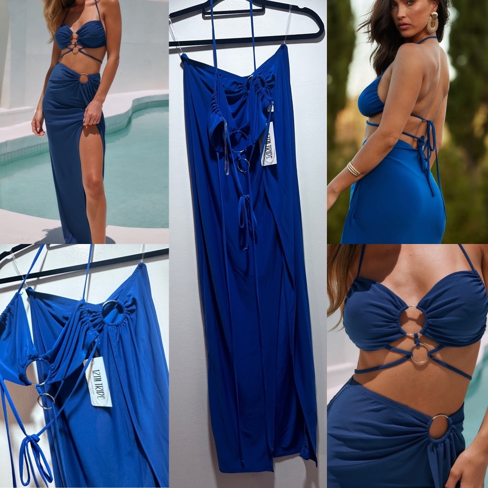 12th Tribe Bella Cobalt matching set